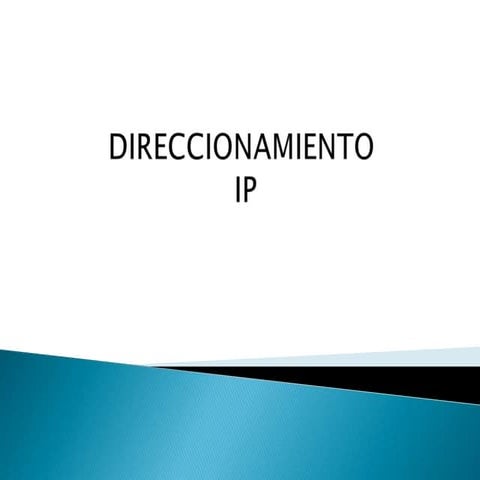 Direcciones ip