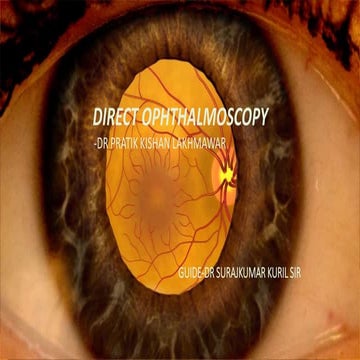 Direct ophthalmoscopy