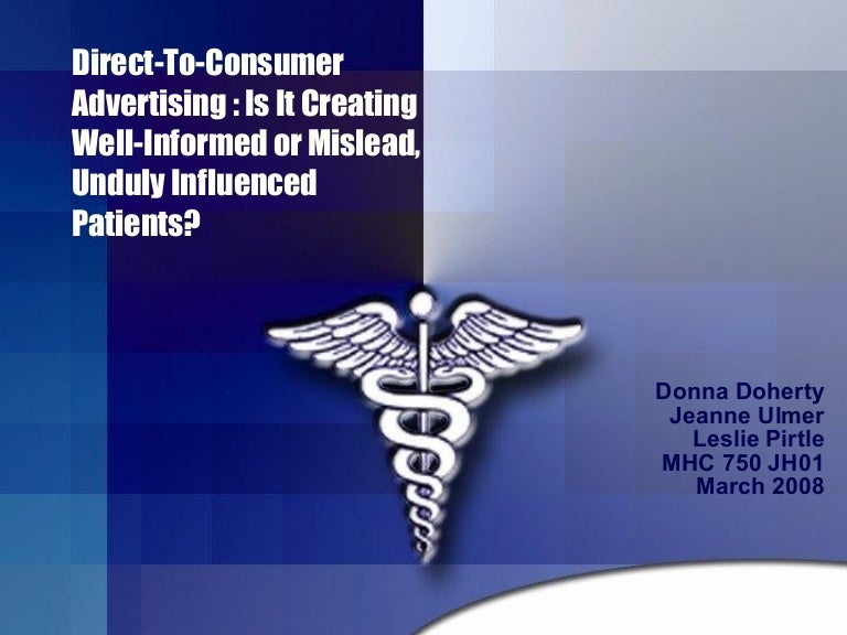 Direct to consumer drug impact