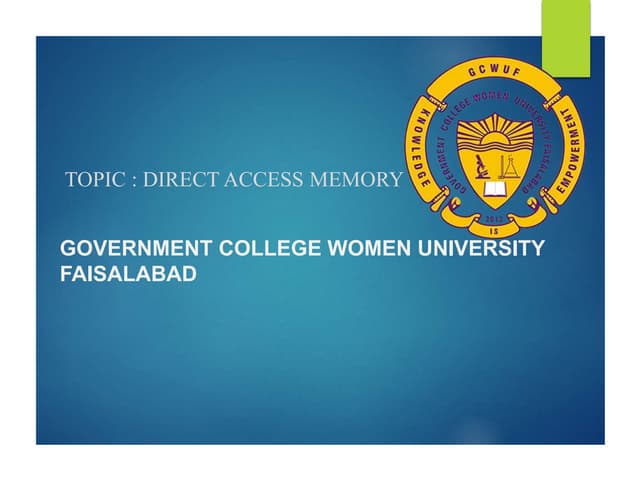 Direct access memory
