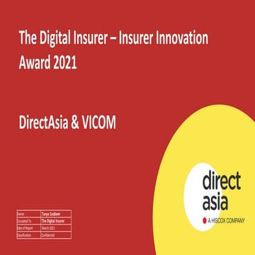 The Digital Insurer Award - Direct asia