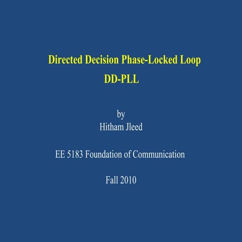 Directed decision phase locked loop