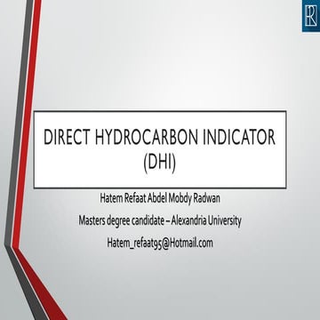 Direct hydrocarbon indicators (DHI)