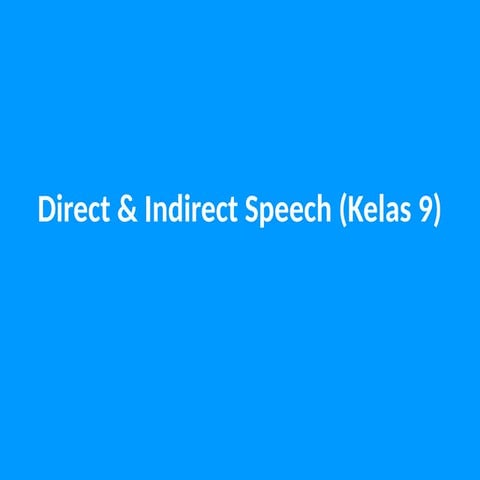 Direct and Indirect Speech.pptx