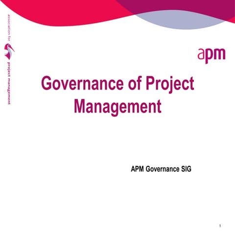 Directing agile change - governance of  project management