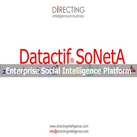 DATACTIF SoNetA. BIG DATA ANALYTIS