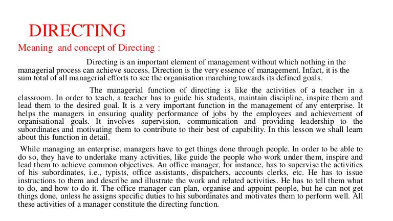 Directing others image