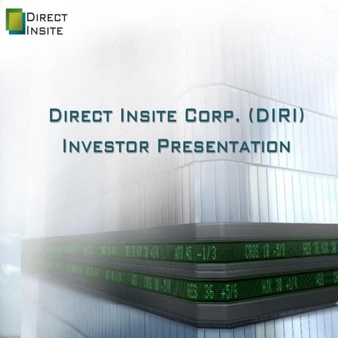 Direct Insite: RedChip's Global Online CEO Conference