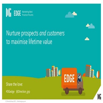 DirectionGroup Nurturing Prospects & Customers - Edge presentation