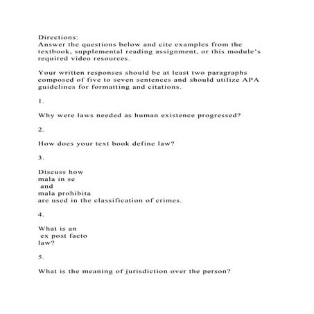 Directions Fully answer both questions and cite all work1. Di.docx