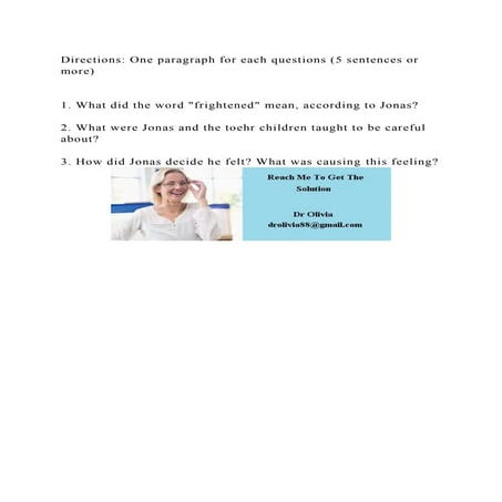 Directions One paragraph for each questions (5 sentences or more).docx