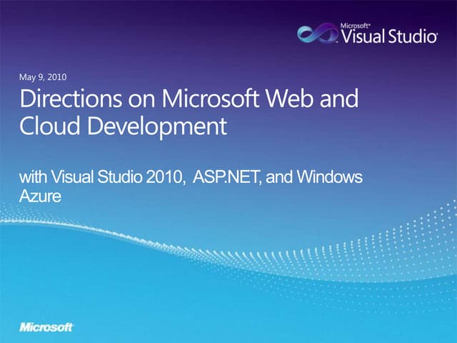Directions on microsoft_web_and_cloud_development