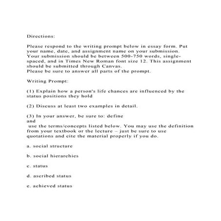 DirectionsWrite a eulogy commemorating the life of someone yo.docx