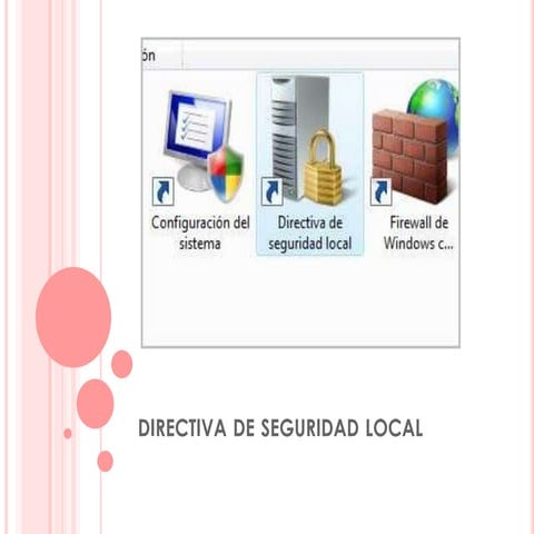 Directiva de seguridad local