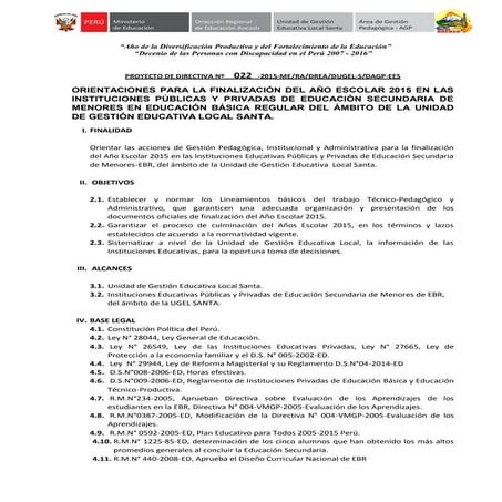 directiva-finalizaci-n-del-a-o-escolar-2015-pdf