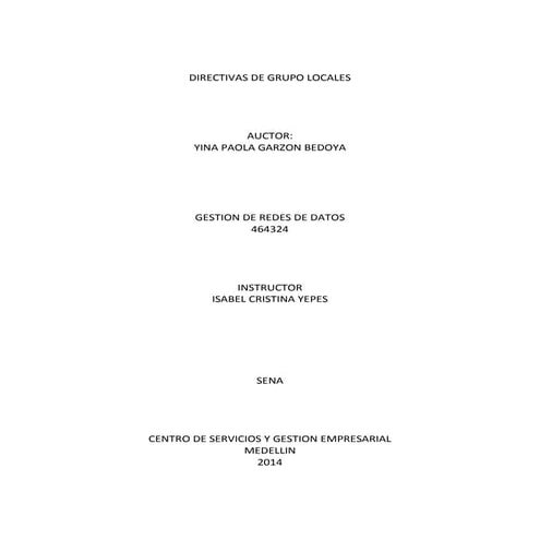 Directivas de grupo locales en Windows Server 2008