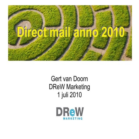 Direct Mail Anno 2010