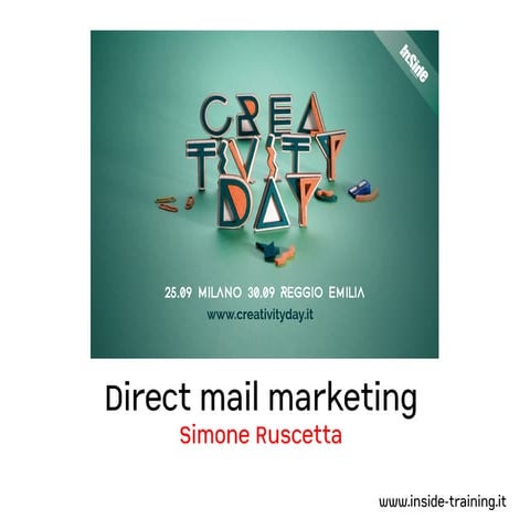 Direct mail marketing