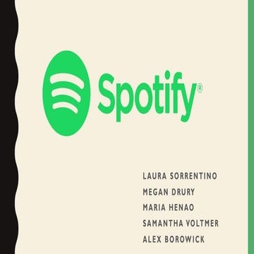 Digital Marketing - Spotify