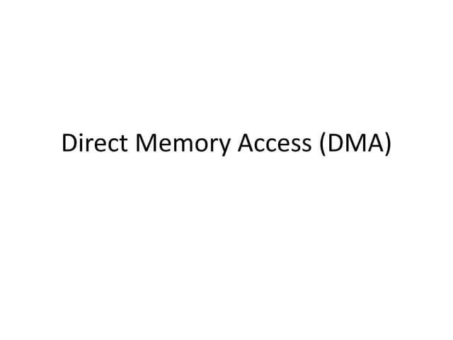 Direct memory access (dma) with 8257 DMA Controller