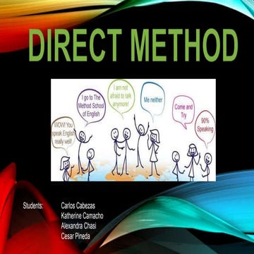 Direct method by Carlos Cabezas
