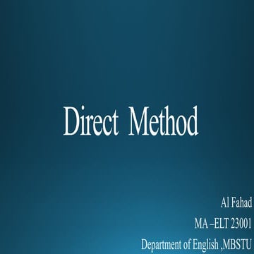 Direct  Method of Foreign language teaching.pptx