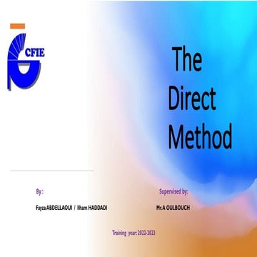 a brief description of Direct Method.pptx