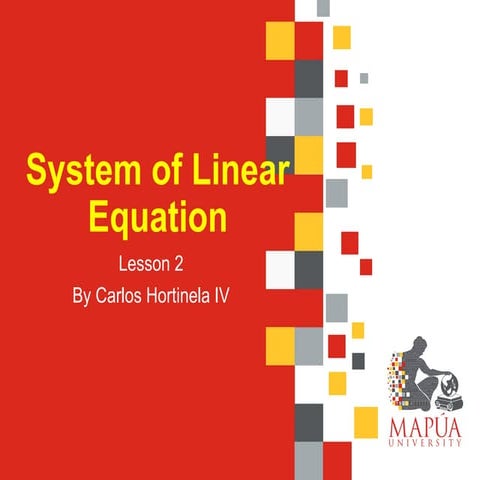 Direct methods in Systems of Linear Equation