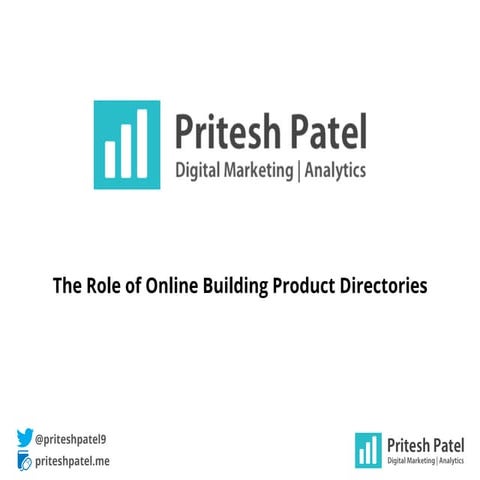 The Role of Online Building Product Directories for Marketing