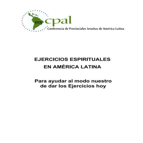 Directorio de ejercicios espirituales en la vida corriente -2010 -CPAL