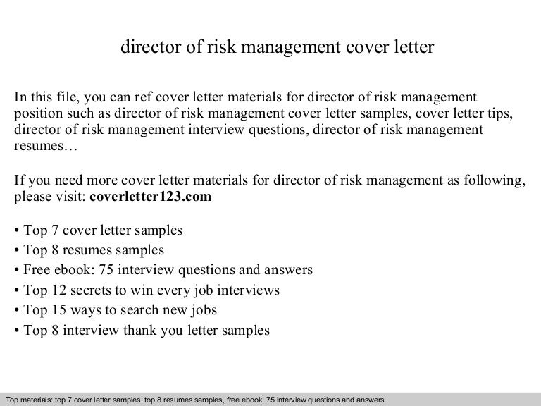 risk management interview questions