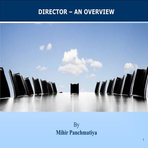 Directors an overview