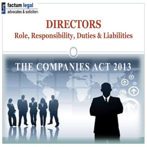 Directors role and liabilities