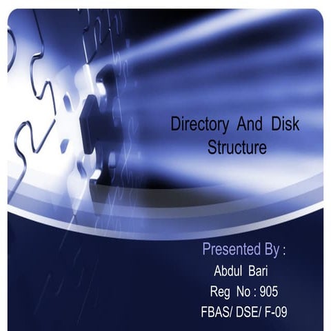 Directory structure | PPTX