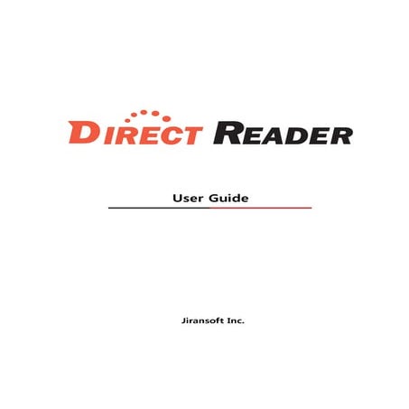 DirectReader User Guide