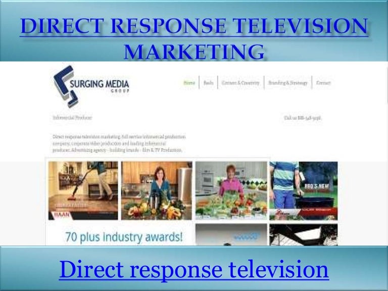 Direct response television marketing