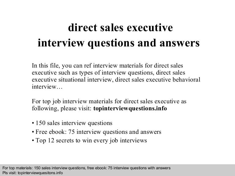 executive assistant interview questions and answers