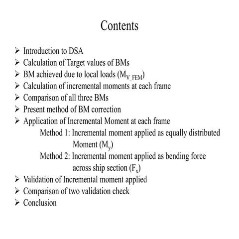 Direct strength analysis of ship hull 