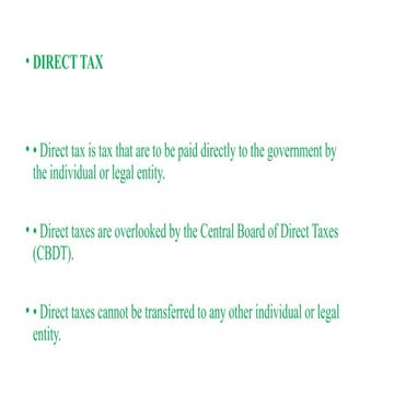 DIRECT TAXATION and its components..pptx
