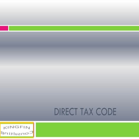 Direct Tax Code India _ Jena