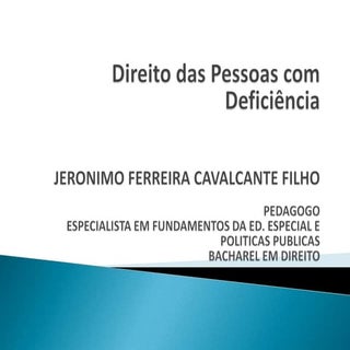 Direito das pessoas com deficiência