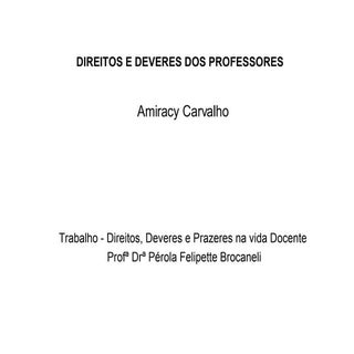 Direitos Dos Professores