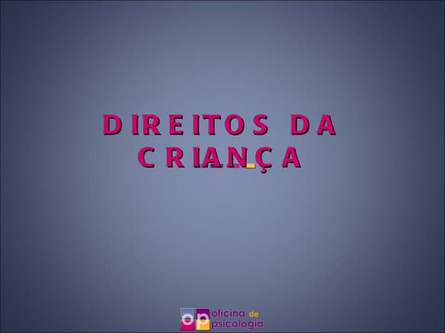 Direitos das crianças