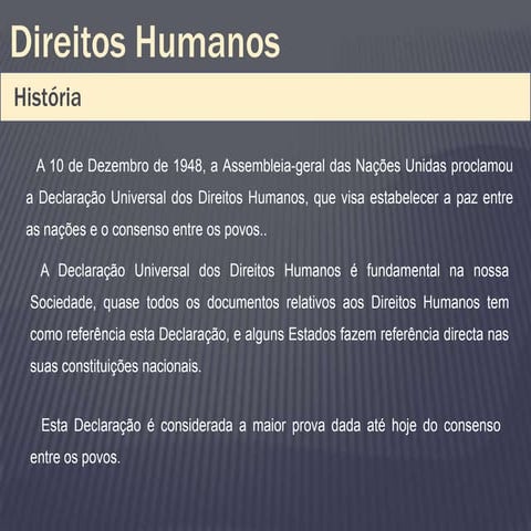 Direitos humanos 