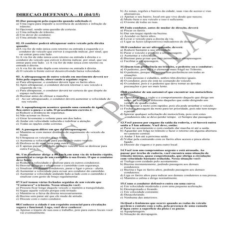Direção defensiva   ii