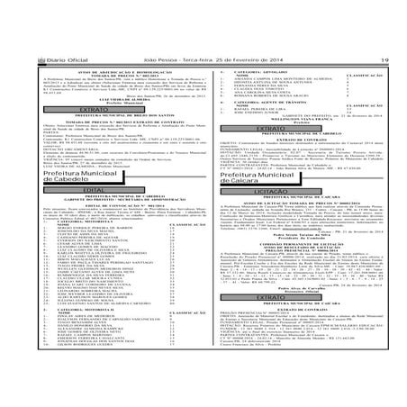 Diário Oficial 25/02/2014