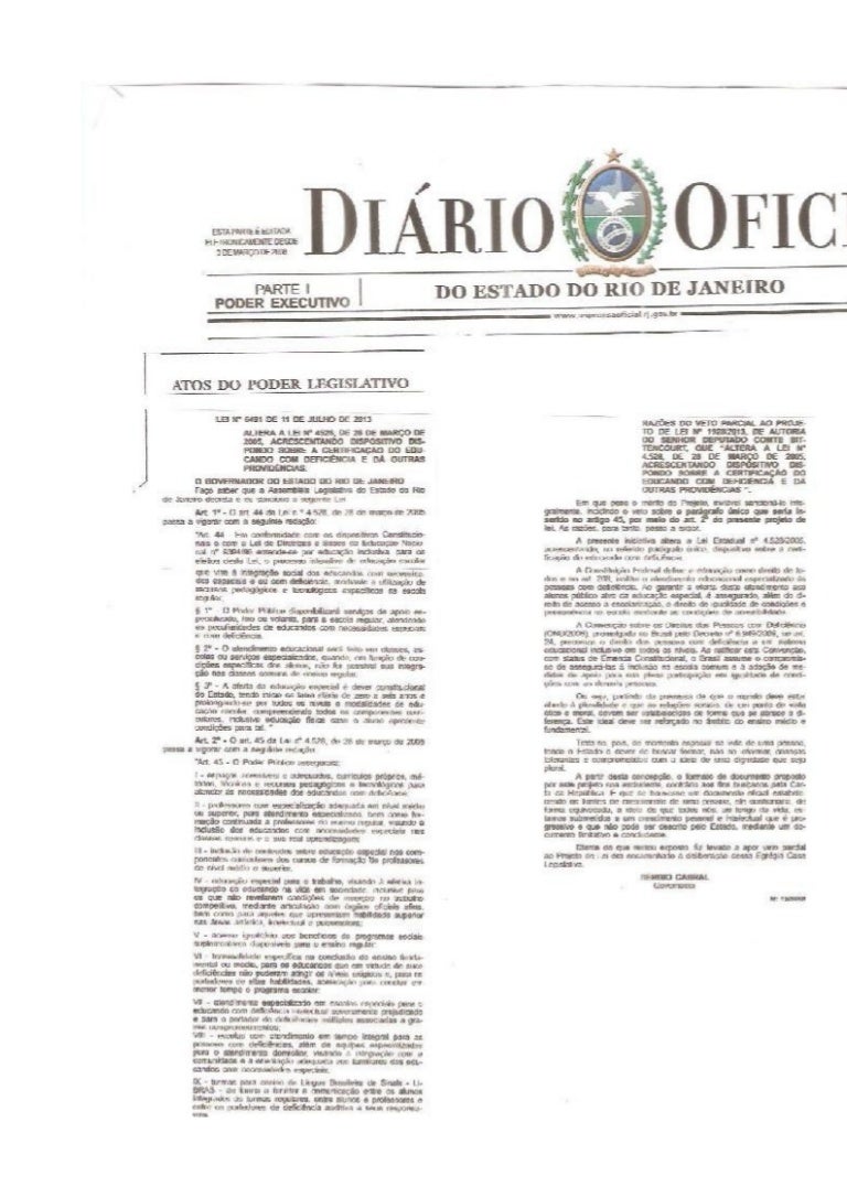 Diário oficial rj Diário oficial rj