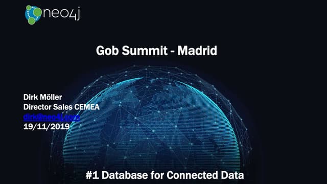 Introduction to the Neo4j Graph Platform & use cases