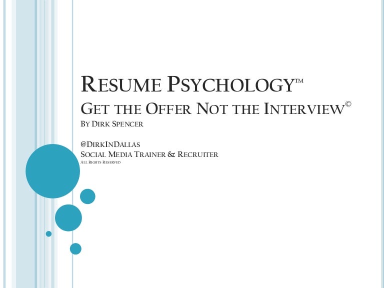 dirk spencer resume psychology the watermark lecture 2011
