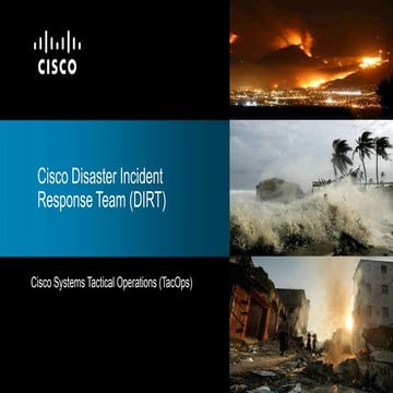 Crisiscamp Ireland Cisco DIRT presentation